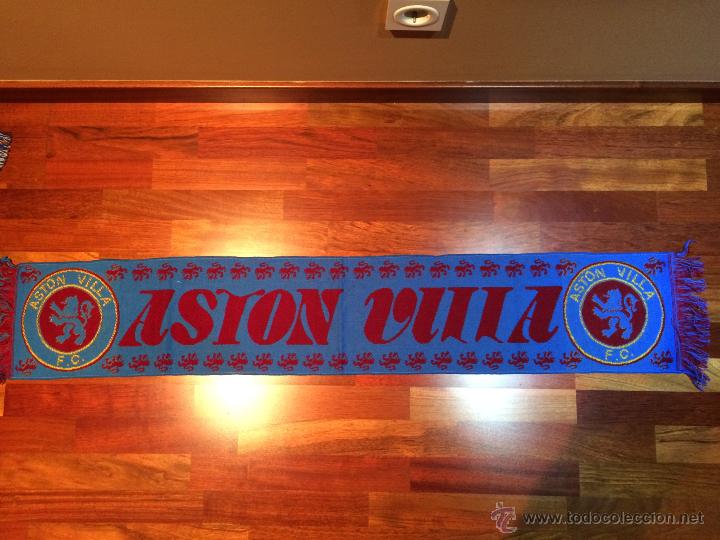 Coleccionismo deportivo: BUFANDA DEL EQUIPO FUTBOL ASTON VILLA
