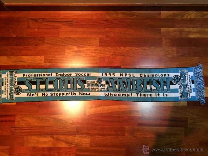 Coleccionismo deportivo: BUFANDA DEL EQUIPO  FUTBOL INDOOR ST LOUIS AMBUSH
