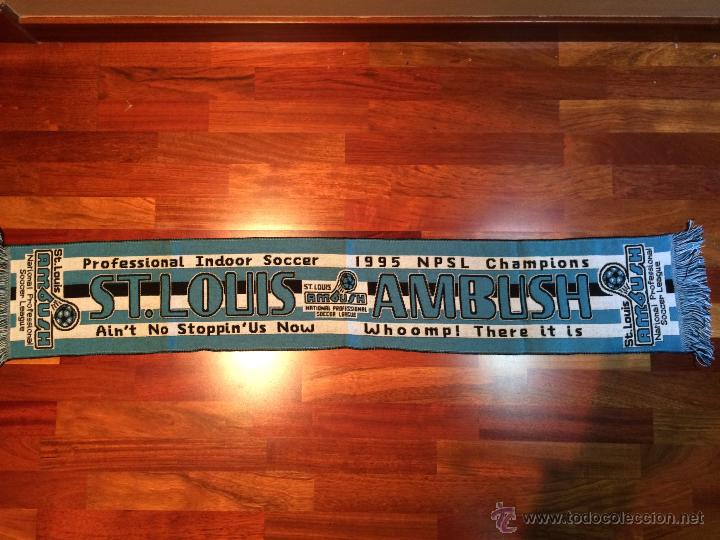 Coleccionismo deportivo: BUFANDA DEL EQUIPO FUTBOL INDOOR ST LOUIS AMBUSH