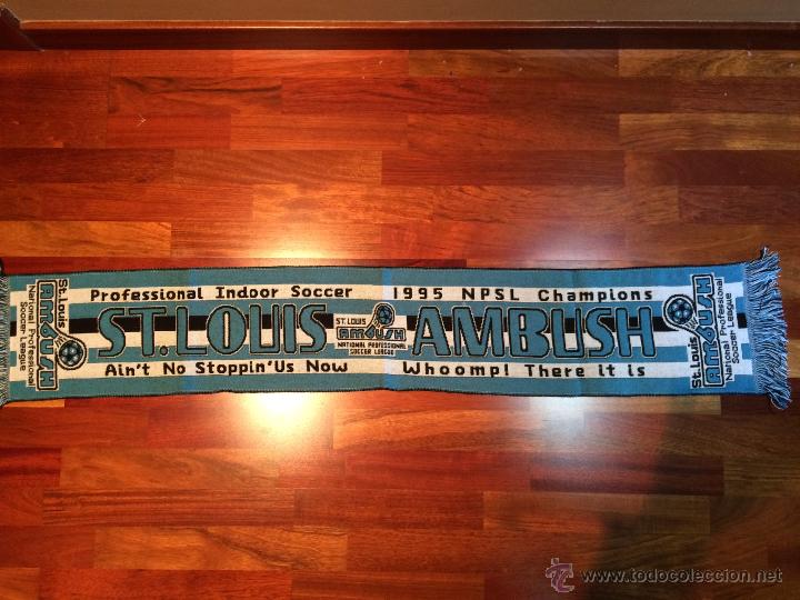 Coleccionismo deportivo: BUFANDA DEL EQUIPO FUTBOL INDOOR ST LOUIS AMBUSH
