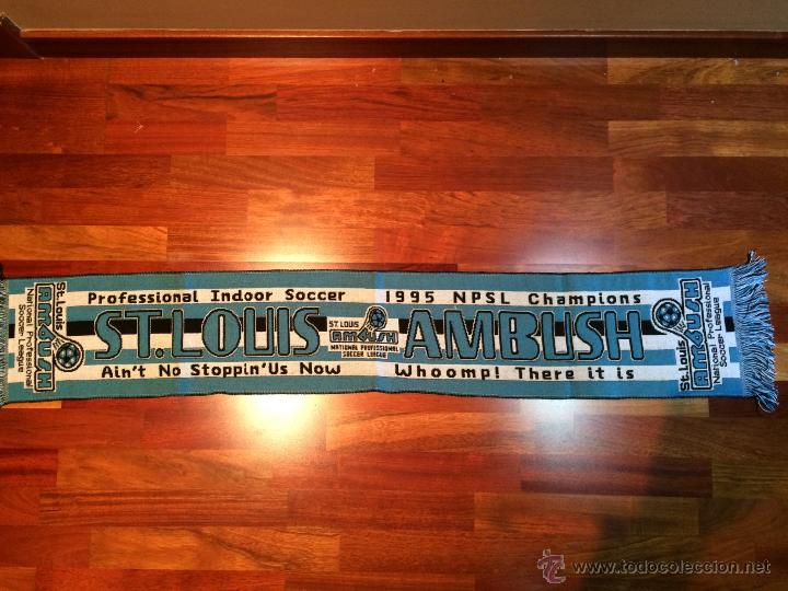 Coleccionismo deportivo: BUFANDA DEL EQUIPO FUTBOL INDOOR ST LOUIS AMBUSH