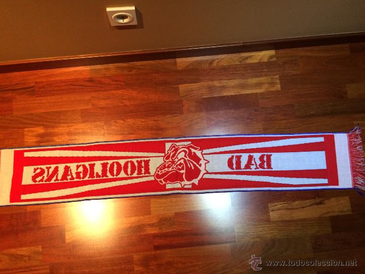 Coleccionismo deportivo: BUFANDA DE FUTBOL PE&Ntilde;A BAD HOOLIGANS - Foto 2