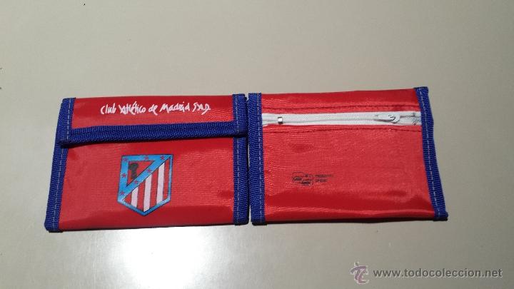 Coleccionismo deportivo: CARTERA O MONEDERO EQUIPO DE FUTBOL ATLETICO DE MADRID (ANTIGUA A&Ntilde;OS 90)