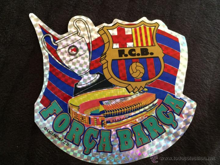 Sports collectibles: PEGATINA DE FUTBOL F.C. BARCELONA