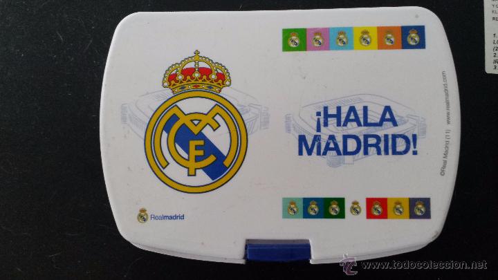 Coleccionismo deportivo: SANDWICHERA DE PL&Aacute;STICO DEL REAL MADRID; PRODUCTO OFICIAL; BUEN ESTADO