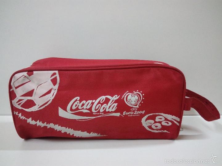 Sammelleidenschaft Sport: BOLSA DE DEPORTE ( ZAPATILLAS ) . COCA COLA . EUROCOPA DE FUTBOL 2004 PORTUGAL