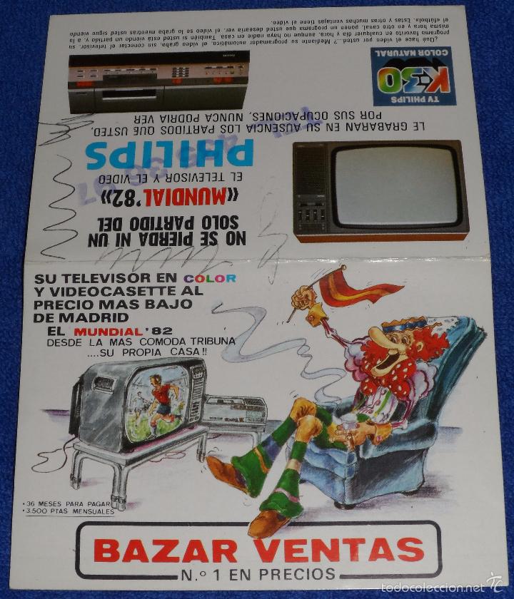 Coleccionismo deportivo: Mundial Espa&ntilde;a 1982 - Bazar Ventas