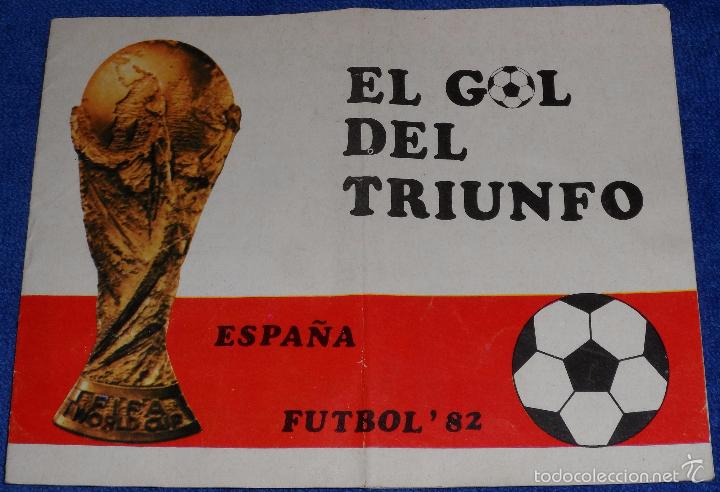 Coleccionismo deportivo: El gol del triunfo - Mundial 1982 Espa&ntilde;a