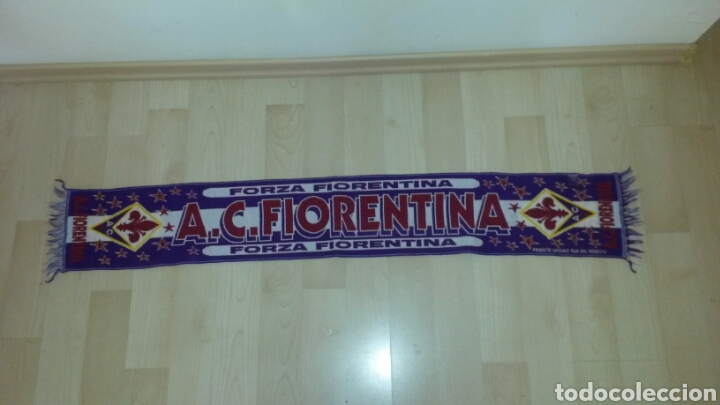 Colecionismo desportivo: BUFANDA FIORENTINA PRODUCTO OFICIAL