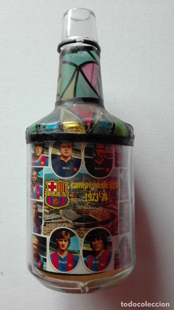 Coleccionismo deportivo: BOTELLA DEL BAR&Ccedil;A 73/74 - Foto 5