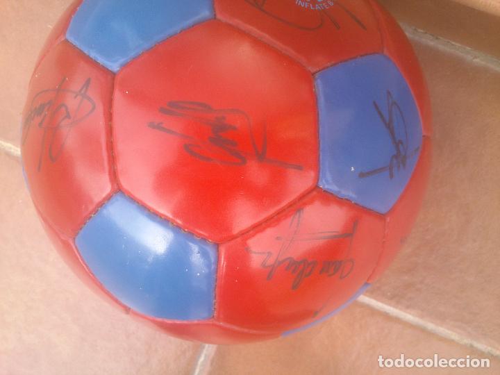 Coleccionismo deportivo: BALON DEL F.C.BARCELONA - Foto 4