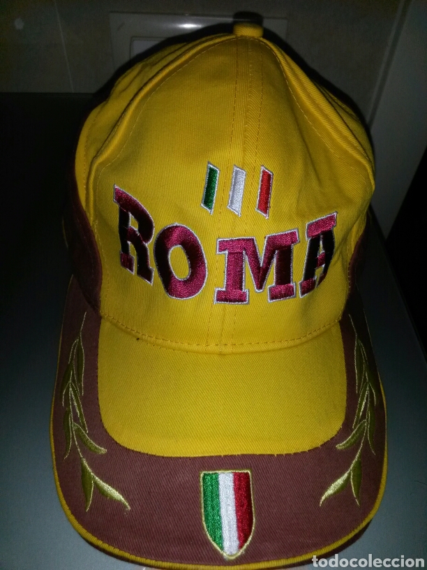 Coleccionismo deportivo: GORRA PUBLICIDAD ROMA ITALIA