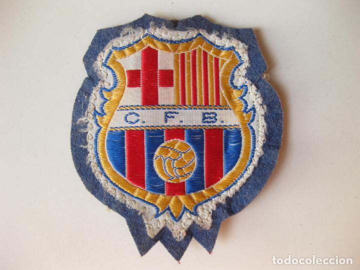Coleccionismo deportivo: ESCUDO BORDADO PARA CAMISETA DEL CLUB DE FUTBOL BARCELONA - A&Ntilde;OS 60 O 70