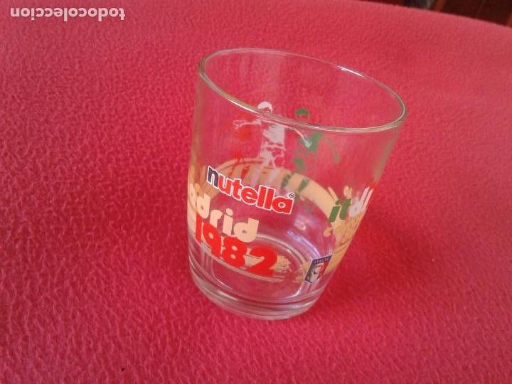 Coleccionismo deportivo: VASO DE CRISTAL NUTELLA ITALIA CAMPIONE CAMPEON DEL MONDO MUNDO MUNDIAL ESPA&Ntilde;A 82 1982 MADRID FUTBOL