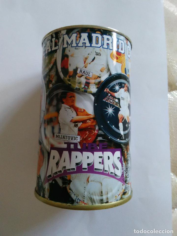 Sammelleidenschaft Sport: BOTE MET&Aacute;LICO DEL REAL MADRID PARA COLECCIONAR METAL RAPPERS, PUEDE USARSE COMO LAPICERO.