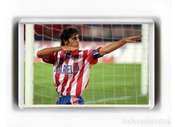 Coleccionismo deportivo: IMAN ACRILICO NEVERA - FUTBOL - KIKO NARVAEZ ATLETICO DE MADRID