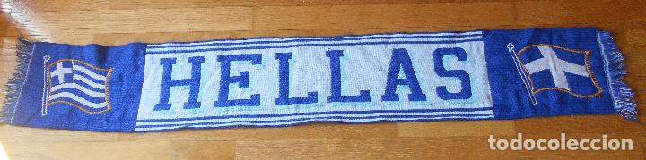 Coleccionismo deportivo: BUFANDA SCARF GRECIA HELLAS - Foto 1
