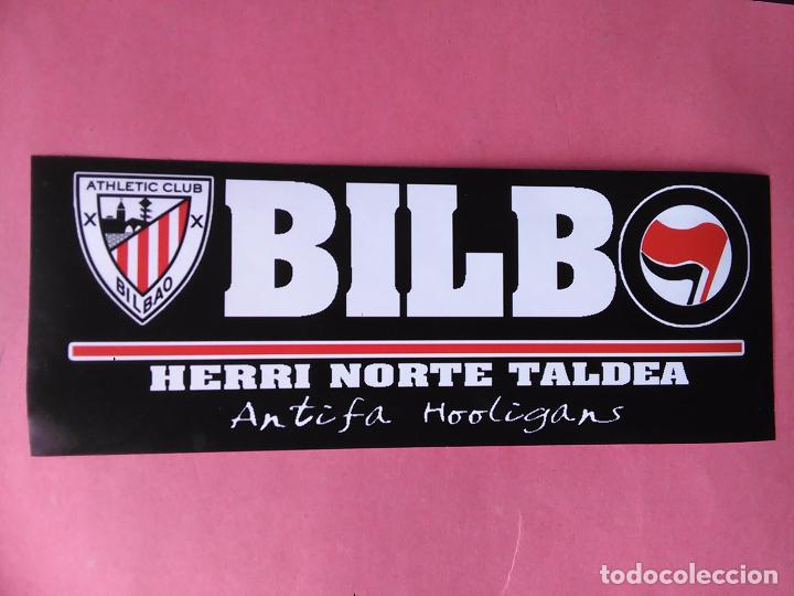 Coleccionismo deportivo: PEGATINA ULTRAS-HOOLIGANS HNT HERRI NORTE TALDEA