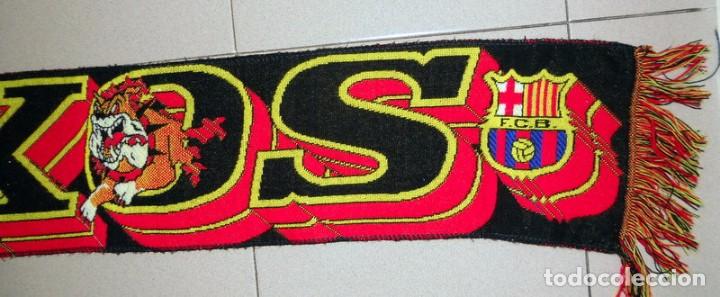 Écharpe De Foot Ultras FC Barcelone – Anti-Madridista – Rare, Neuve, écharpe De Stade