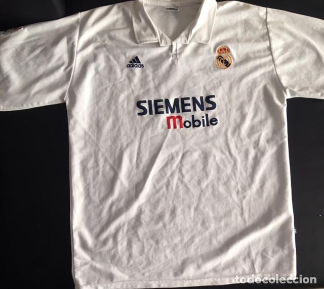 Coleccionismo deportivo: camiseta polo del real madrid ronaldo del 2002 talla xl adidas siemens