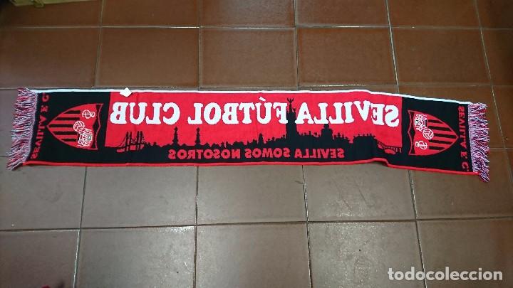 Coleccionismo deportivo: BUFANDA DEL SEVILLA F. C. - Foto 2