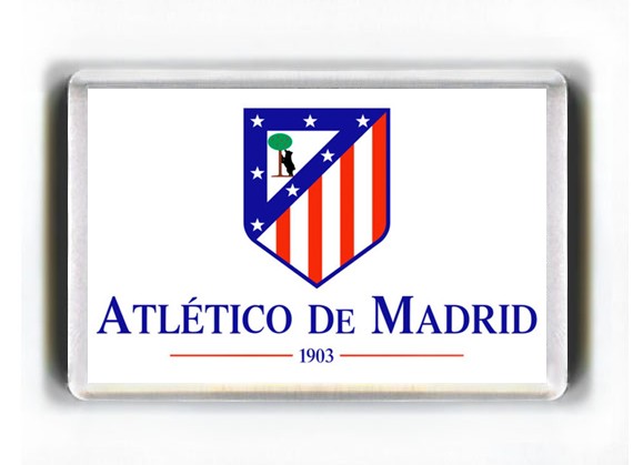 Sammelleidenschaft Sport: IMAN ACRILICO NEVERA - FUTBOL ATLETICO DE MADRID 1903 CENTENARIO