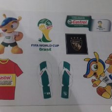Coleccionismo deportivo: PEGATINAS MUNDIAL BRASIL. Lote 112116284