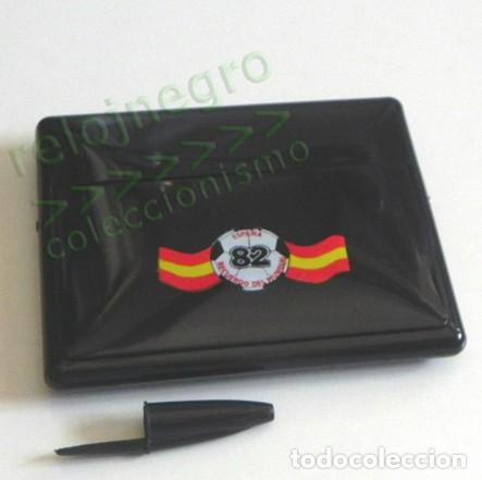 Coleccionismo deportivo: ANTIGUA PITILLERA DEL MUNDIAL ESPA&Ntilde;A 82 PARA CIGARRILLOS - RECUERDO DE ESPA&Ntilde;A82 F&Uacute;TBOL DEPORTE 1982