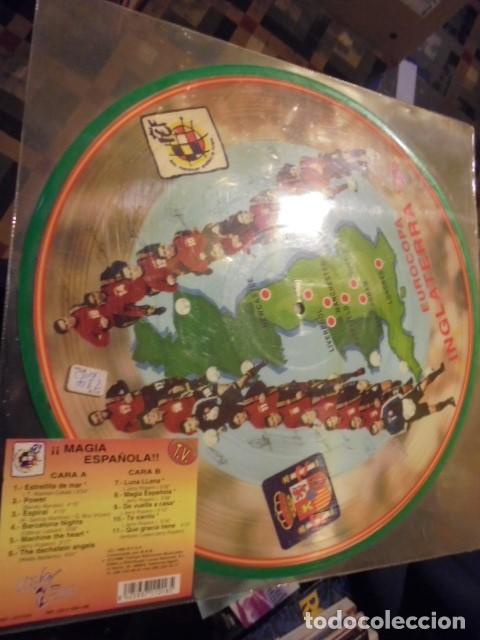 Sammelleidenschaft Sport: PICTURE DISC VINILO SELECCION ESPA&Ntilde;OLA EUROCOPA 1996 INGLATERRA -