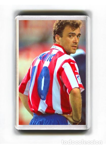 Sammelleidenschaft Sport: IMAN ACRILICO NEVERA - FUTBOL - ATLETICO DE MADRID MILINKO PANTIC