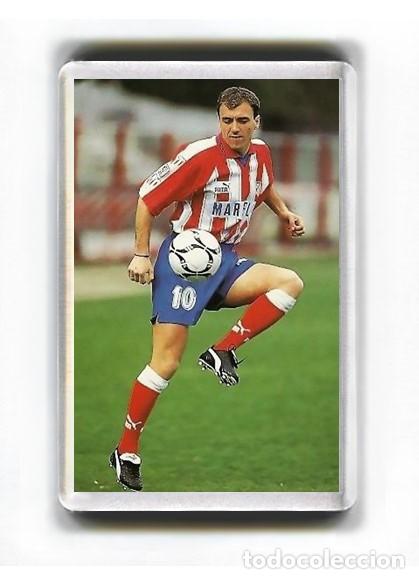 Sammelleidenschaft Sport: IMAN ACRILICO NEVERA - FUTBOL - ATLETICO DE MADRID MILINKO PANTIC