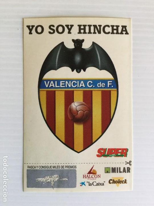 Sammelleidenschaft Sport: Adhesivo Yo soy hincha Valencia CF &ndash; Super Deporte - Rasca