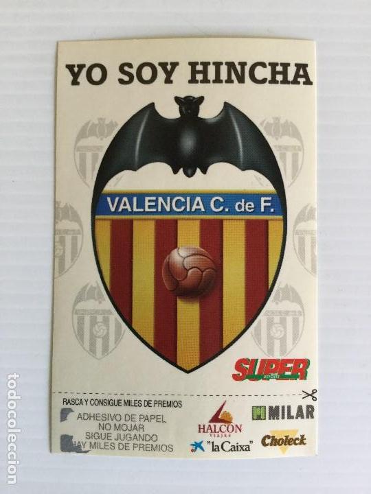 Sammelleidenschaft Sport: Adhesivo Yo soy hincha Valencia CF &ndash; Super Deporte - Rasca
