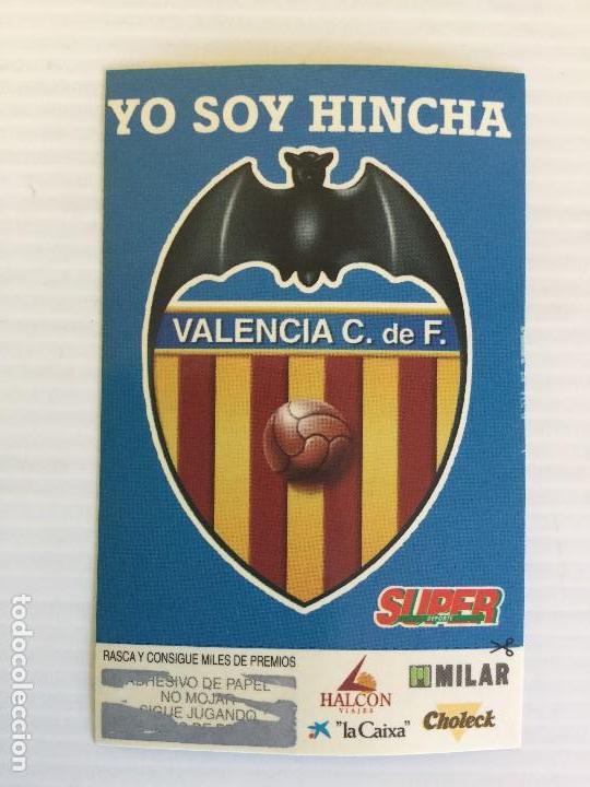 Sammelleidenschaft Sport: Adhesivo Yo soy hincha Valencia CF &ndash; Super Deporte - Rasca
