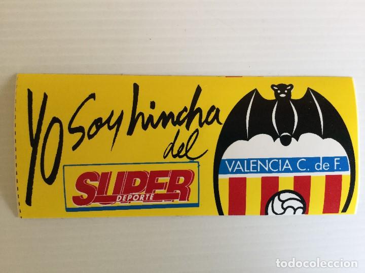 Sammelleidenschaft Sport: Adhesivo Yo soy hincha del Valencia C de F &ndash; Super Deporte