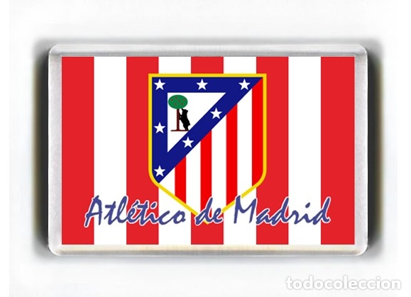 Coleccionismo deportivo: IMAN ACRILICO NEVERA - FUTBOL ATLETICO DE MADRID
