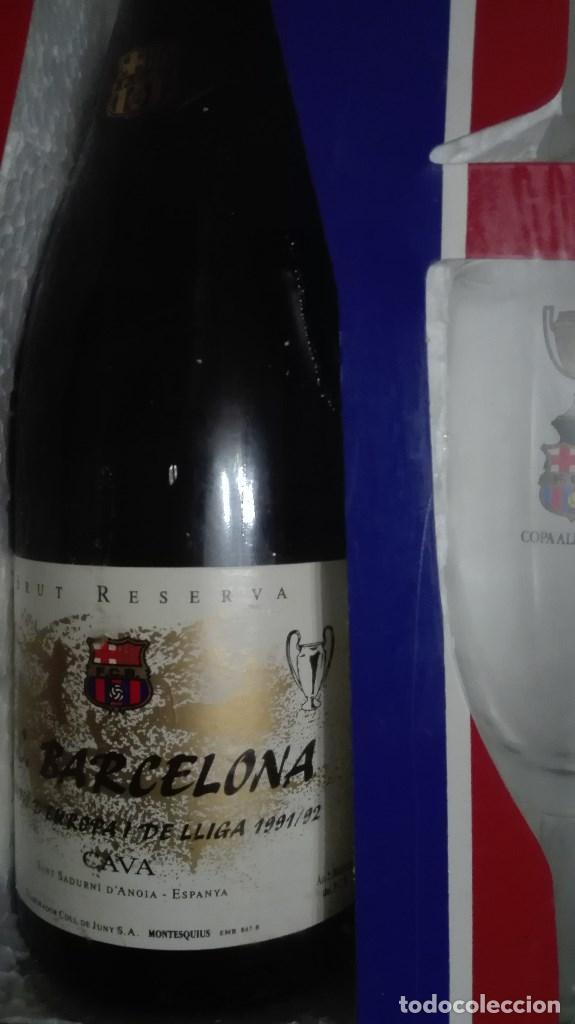 Coleccionismo deportivo: BOTELLA CAVA F.C. BARCELONA - Foto 2
