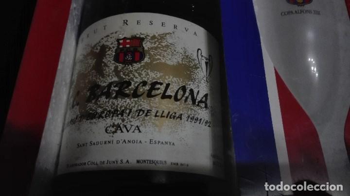Coleccionismo deportivo: BOTELLA CAVA F.C. BARCELONA - Foto 7