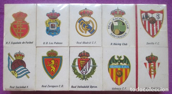 Coleccionismo deportivo: LOTE 10 CAJAS DE CERILLAS, ESCUDOS FUTBOL, REAL MADRID, VALENCIA, MUNDIAL ESPA&Ntilde;A 1982 CALENDARIO
