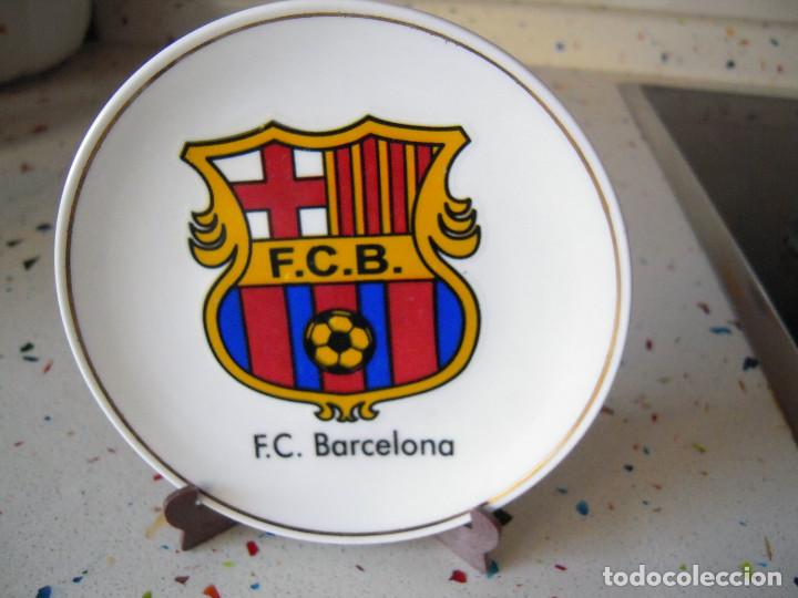 Sammelleidenschaft Sport: Platito porcelana escudo F.C. Barcelona