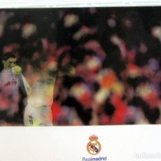 Coleccionismo deportivo: POSTAL FUTBOL POST CARD HOLOGRAFICA CRISTIANO RONALDO FELIZ CUMPLEAÑOS OFICIAL REAL MADRID
