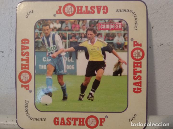 Coleccionismo deportivo: Posavasos gasthof deportivo de la Coru&ntilde;a super Depor