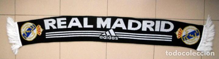 Coleccionismo deportivo: BUFANDA SCARF FUTBOL REAL MADRID - ADIDAS - ORIGINAL - FOOTBALL