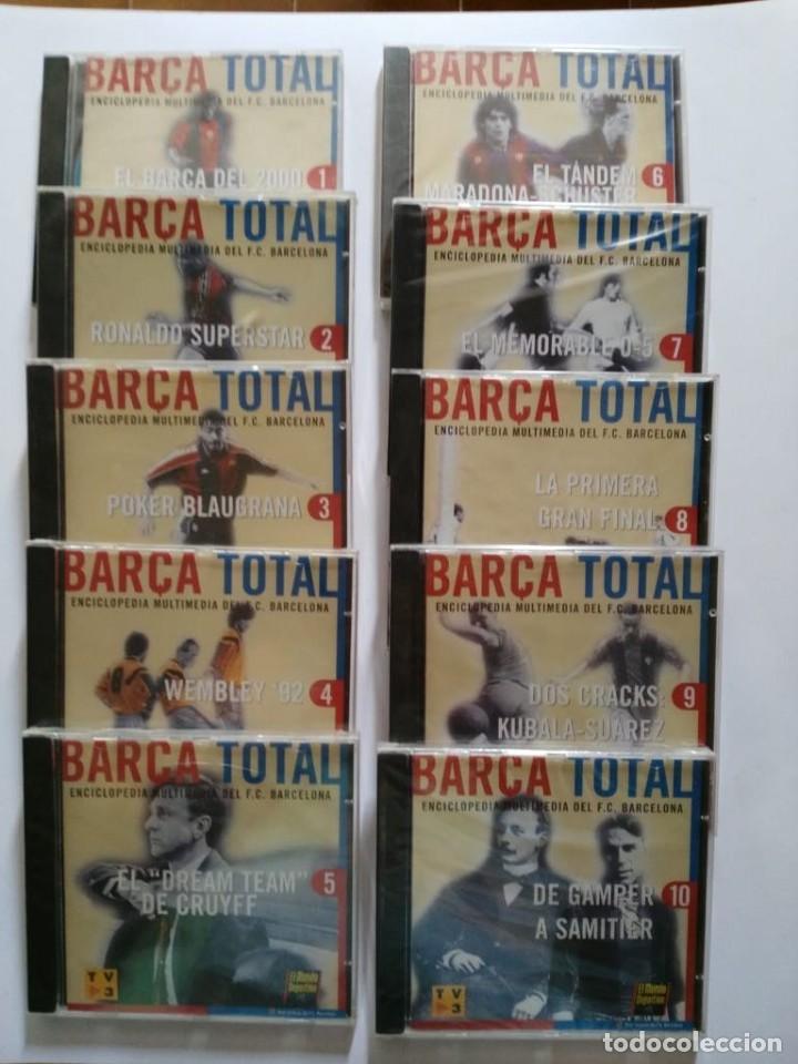 Sammelleidenschaft Sport: ENCICLOPEDIA MULTIMEDIA DEL F.C.BARCELONA BAR&Ccedil;A TOTAL 10 CD - EL MUNDO DEPORTIVO