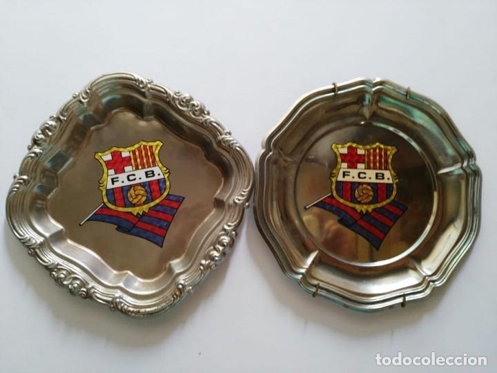 Sammelleidenschaft Sport: PLATOS DE METAL DEL F.C.B. BARCELONA BAR&Ccedil;A