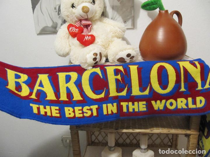 Sammelleidenschaft Sport: ESTUPENDA BUFANDA F.C. BARCELONA - THE BEST OF THE WORLD