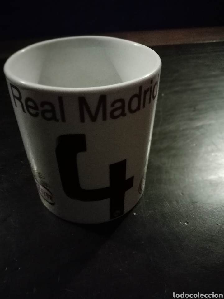 Coleccionismo deportivo: Taza, tazon real Madrid f&uacute;tbol 4 Sergio ramos, codan