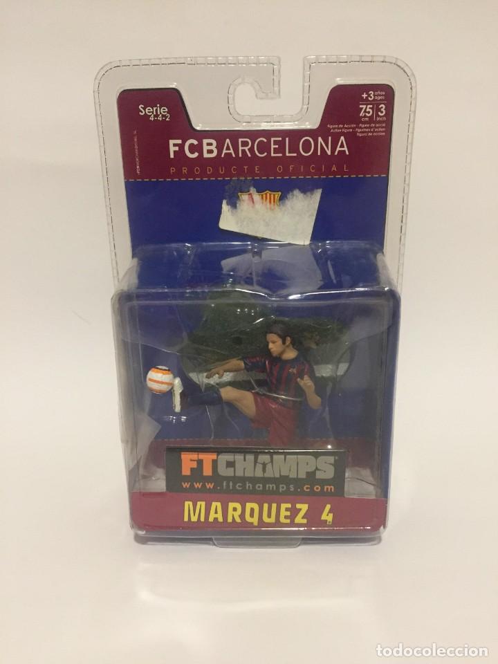 Sammelleidenschaft Sport: FIGURAS EN ACCION. BASE Y BALON INC. F.C.BARCELONA MARQUEZ 4 PRODUCTO LICENCIADO