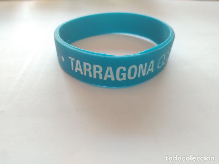 Collectionnisme sportif: PULSERA DE PL&Aacute;STICO COLOR AZUL TARRAGONA JOCS MEDITERRANIS 2017 PREPARATS PER FER HIST&Ograve;RIA (CATAL&Aacute;N)