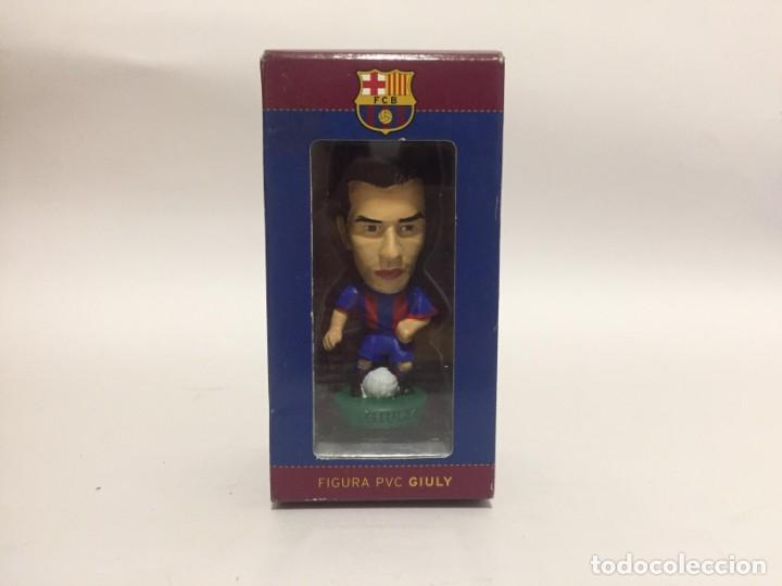 Sammelleidenschaft Sport: FIGURA PVC GIULY F.C.B. BARCELONA BAR&Ccedil;A PRODUCTO OFICIAL MIDE 7cm